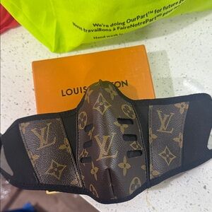 Louis Vuitton Monogram Black and Brown Face Mask